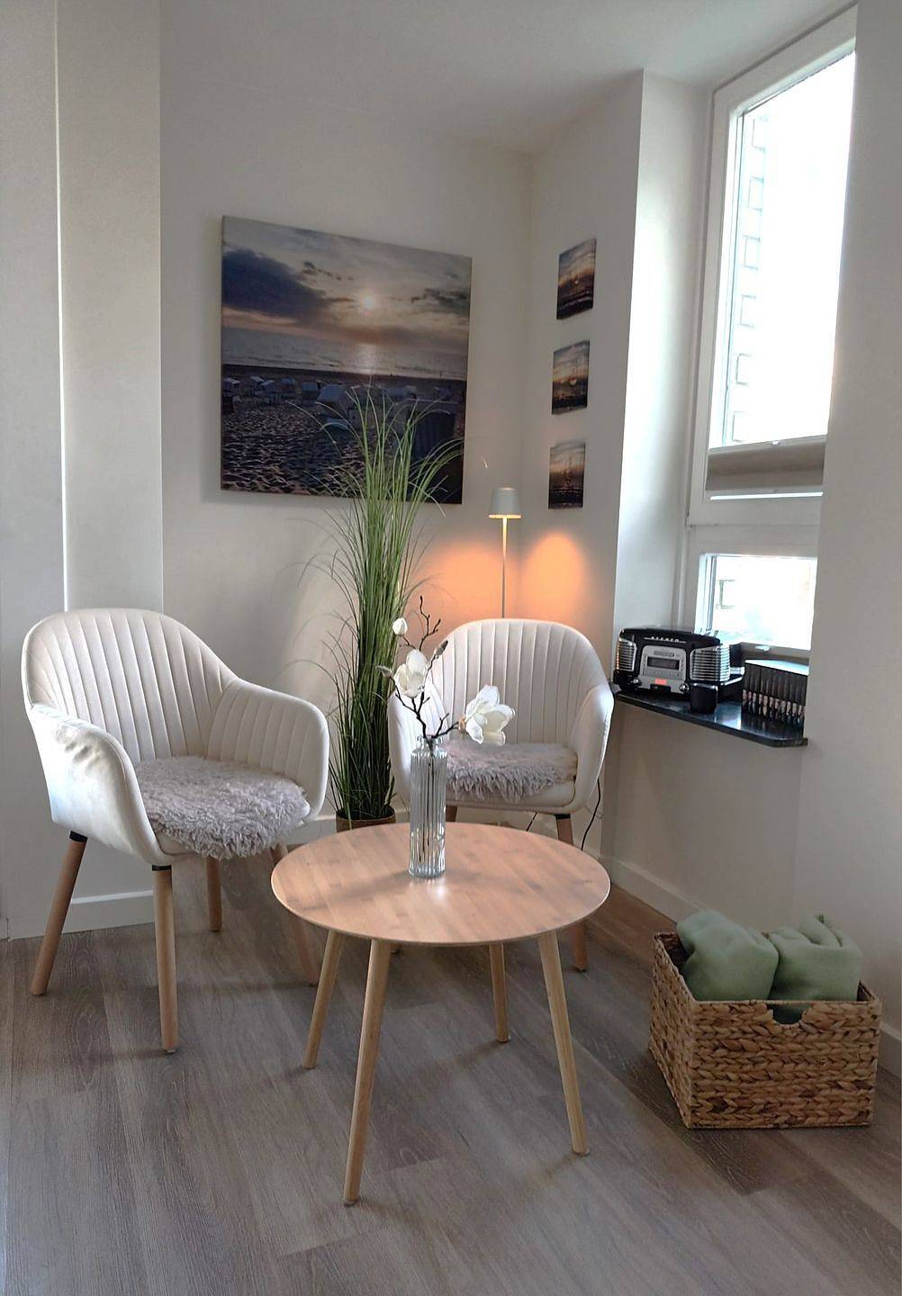 Ganze Wohnung, 1-Zimmer-Wohnung am Strand, Balkon, Stellplatz & eigenem Strandkorb in Westerland, Sylt (Gemeinde)