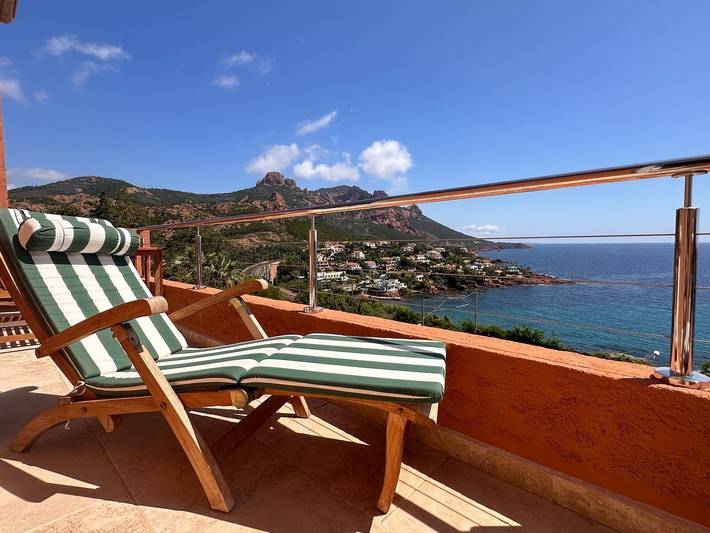 Gîte pour 4 personnes, avec vue et balcon dans Plage d'Anthéor