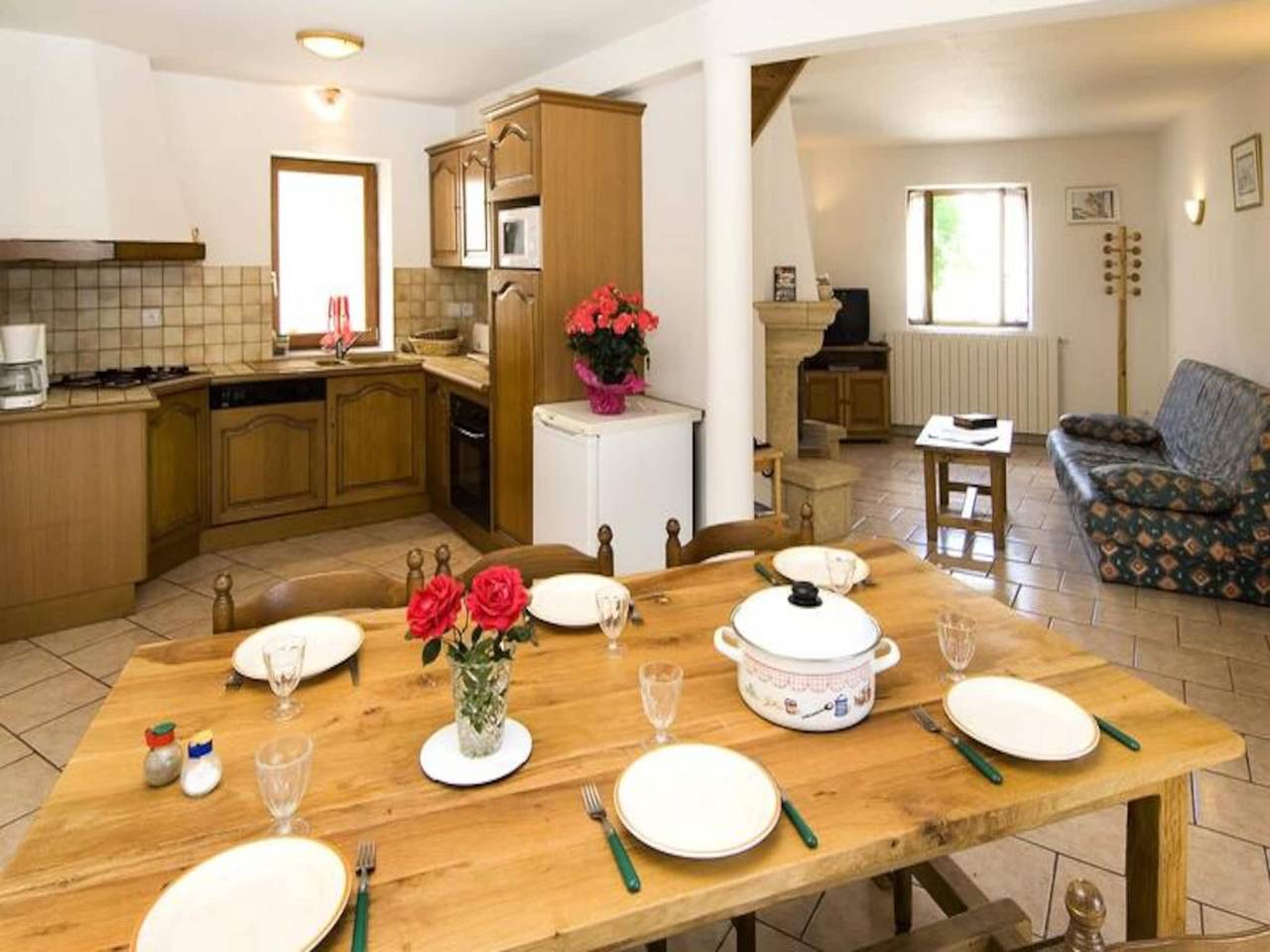 Appartement entier, Gîte de France 6 personnes in Chasseradès, Parc national des Cévennes