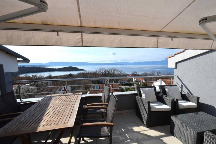 Ferienwohnung für 4 Personen, mit Balkon in Njivice - 2