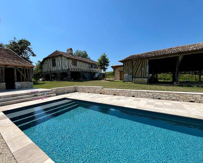 Villa pour 11 personnes, avec vue ainsi que jardin et piscine, adapté aux familles