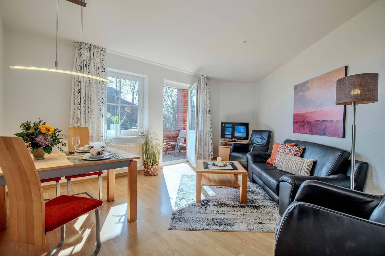 Ganze Wohnung, Komfortable Fewo mit überdachtem Balkon und Garten nahe Sandstrand auf Fehmarn in Ostfehmarn, Fehmarn