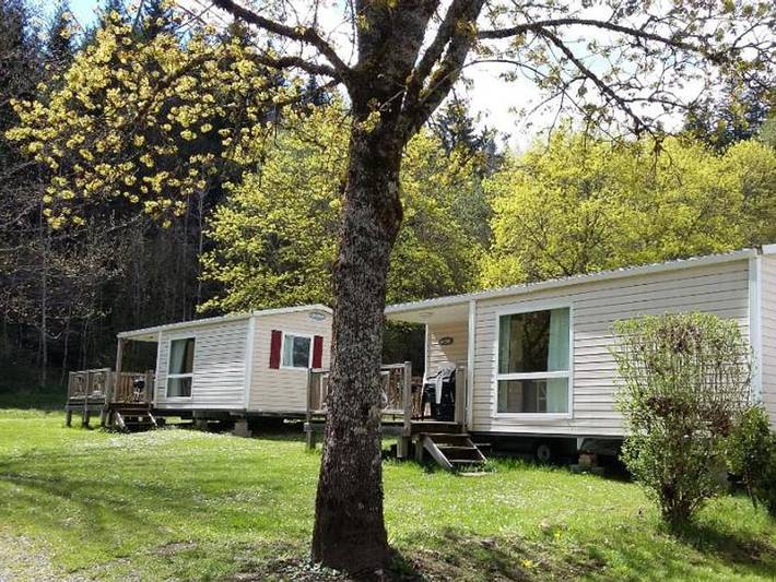 Camping de L'Île du Chéran - Mobilheim 5 personen - Mobilheim 2 Zimmer pro Nacht - Ankunft ab 16H 2/5 Pers. in Lescheraines, Chambéry und Umgebung