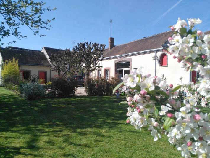 Cottage pour 2 personnes, avec jardin et vue à Villemandeur