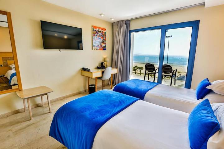 Hôtel pour 3 personnes, avec vue et piscine ainsi que jardin et sauna à Essaouira