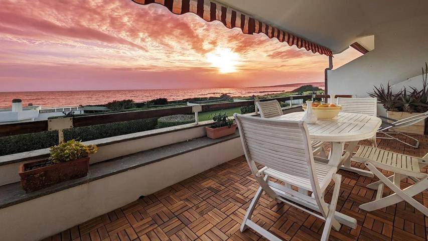 Appartamento per 7 persone, con Balcone e Terrazza nonché Giardino e Panorama a Santa Severa