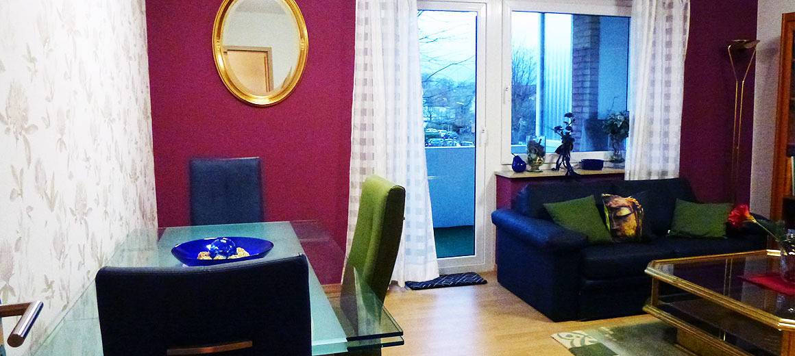 Geheel vakantieappartement, Vakantieappartement voor 2 personen met balkon in Osnabrück, Osnabrück en omgeving