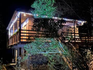 Chalet pour 14 personnes, avec jardin et vue dans Le Lioran