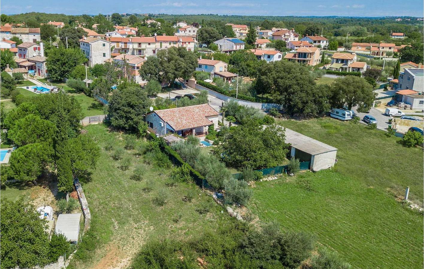 Ferienhaus für 4 Personen mit Garten in Dracevac, Porec und Umgebung