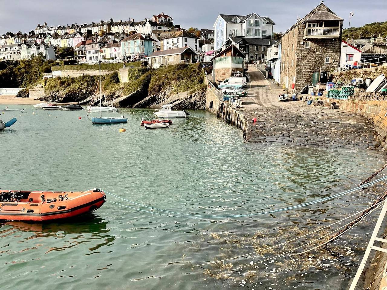 Seascape in New Quay, Cardigan Bay