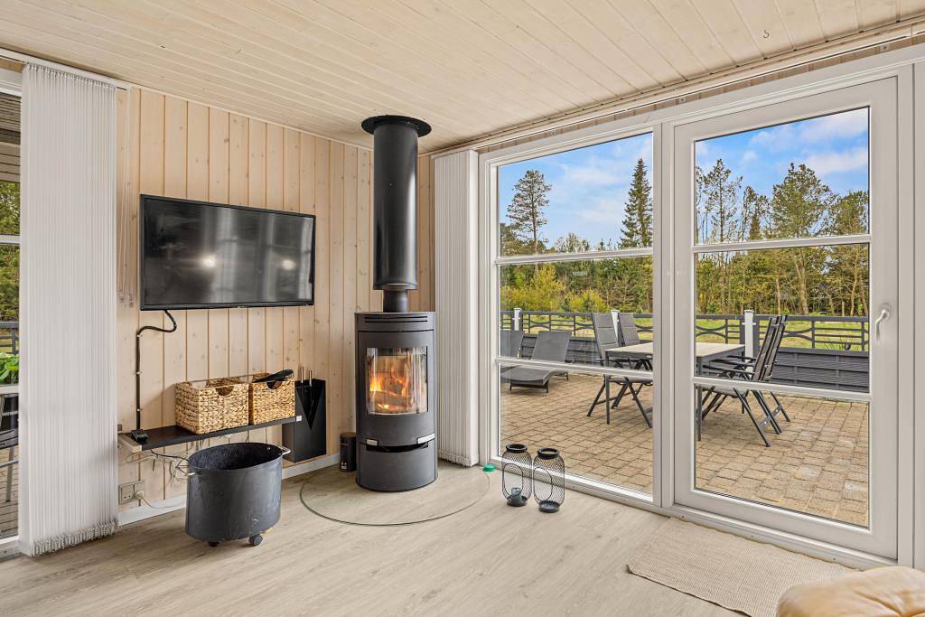 Gemütliches Ferienhaus für 6 Personen + 1 Hund mit Sauna  in Houstrup, Varde