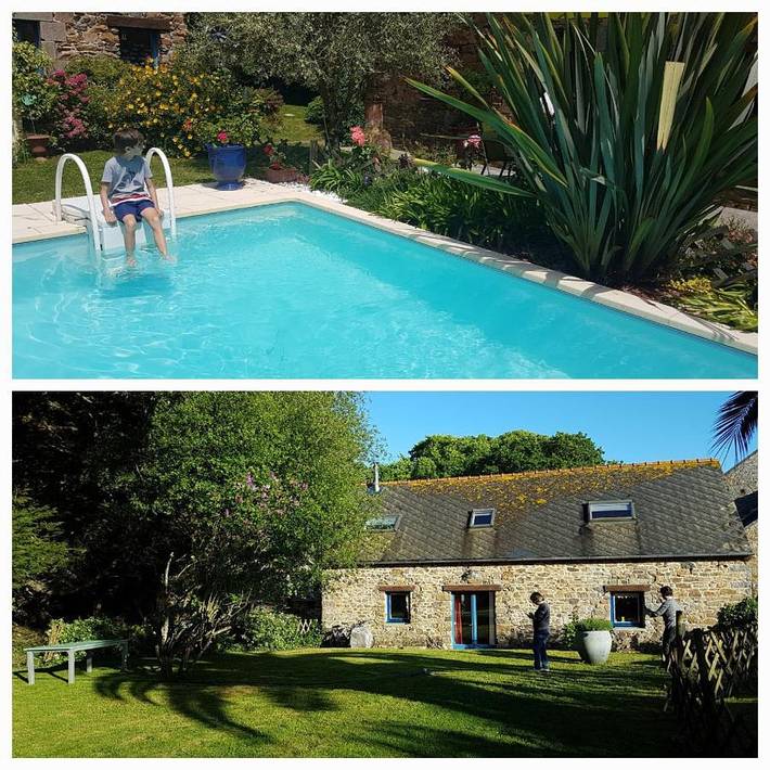 Maison de vacances pour 6 personnes, avec piscine ainsi que jardin et vue - 1