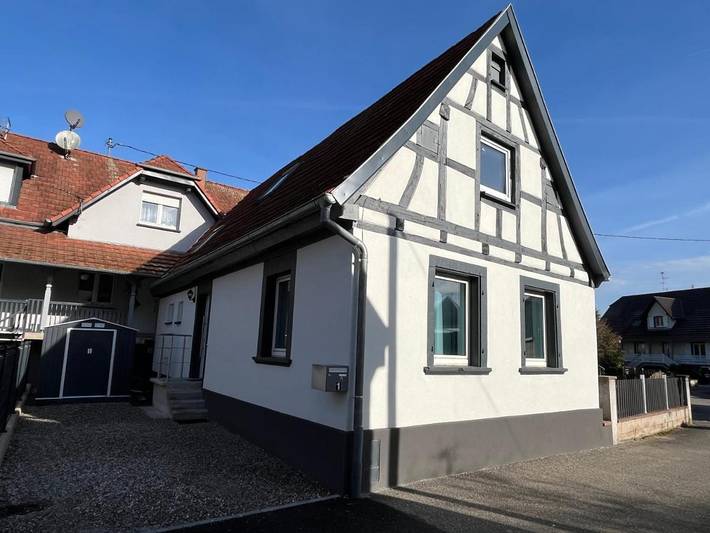 Gîte pour 5 personnes, avec terrasse dans Beinheim