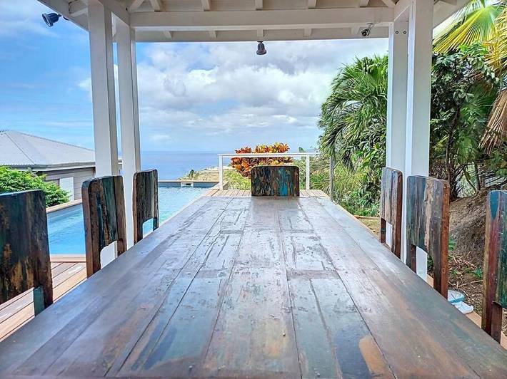 Location de vacances pour 4 personnes, avec jardin et vue ainsi que piscine et terrasse dans Bellefontaine (Martinique) - 3