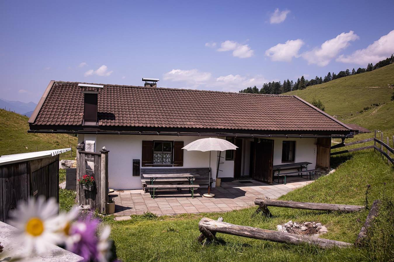 Ganze Ferienwohnung, Schweizer Hütte, 3 Schlafräume, Du/Wc in Walchsee, Kaisergebirge