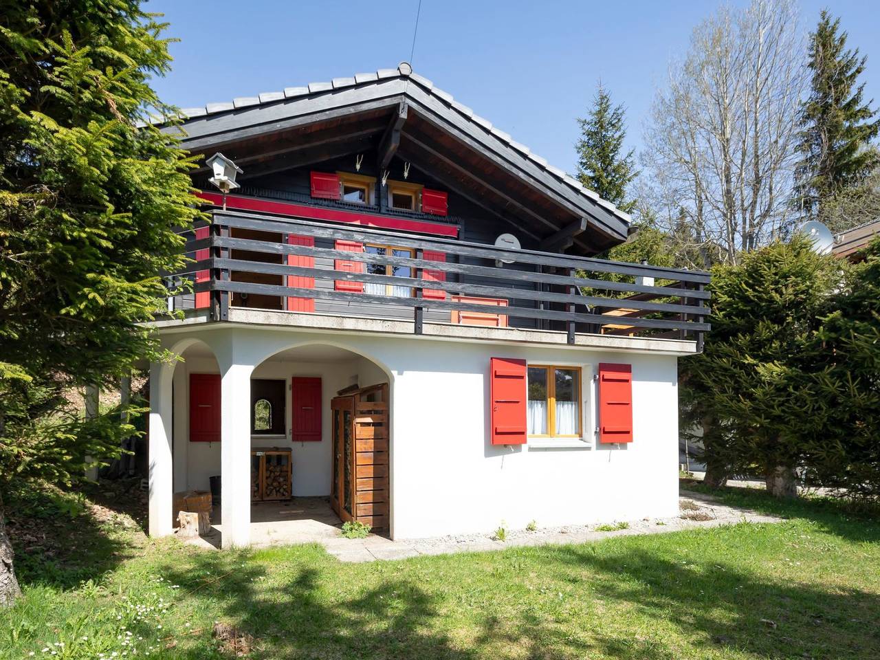 Chalet üfem Bord in Bellwald, Goms