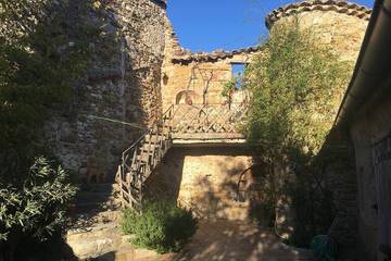 Maison de vacances pour 3 personnes, avec balcon et jardin, animaux acceptés à Mirabel-aux-Baronnies