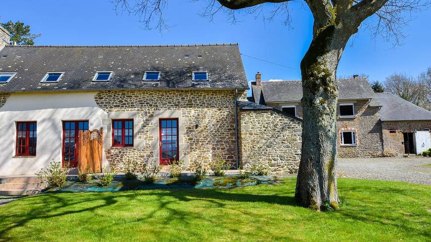 Maison de vacances pour 4 personnes, avec vue sur le lac ainsi que jardin et terrasse