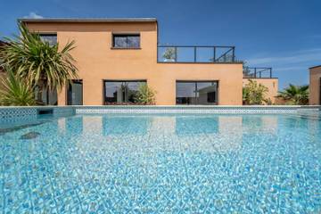Maison De Vacances pour 10 Personnes dans Mirepeisset, Canal du Midi, Photo 2