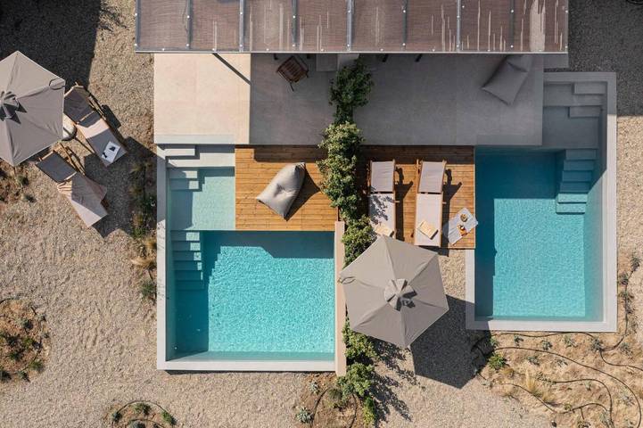 Villa für 5 Personen, mit Garten und Pool sowie Ausblick, kinderfreundlich in Chalkidiki - 2