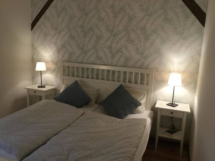 Ferienwohnung für 6 Personen, mit Balkon und Terrasse sowie Garten und Ausblick in Dörpstedt