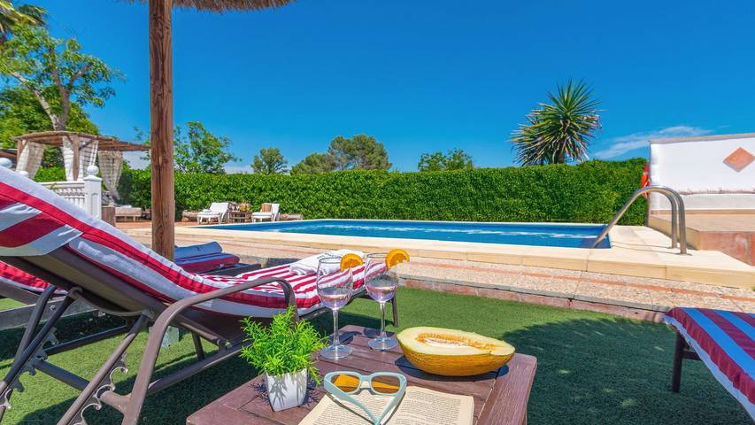 Finca für 8 Personen, mit Balkon/Terrasse und Pool in Ronda - 4