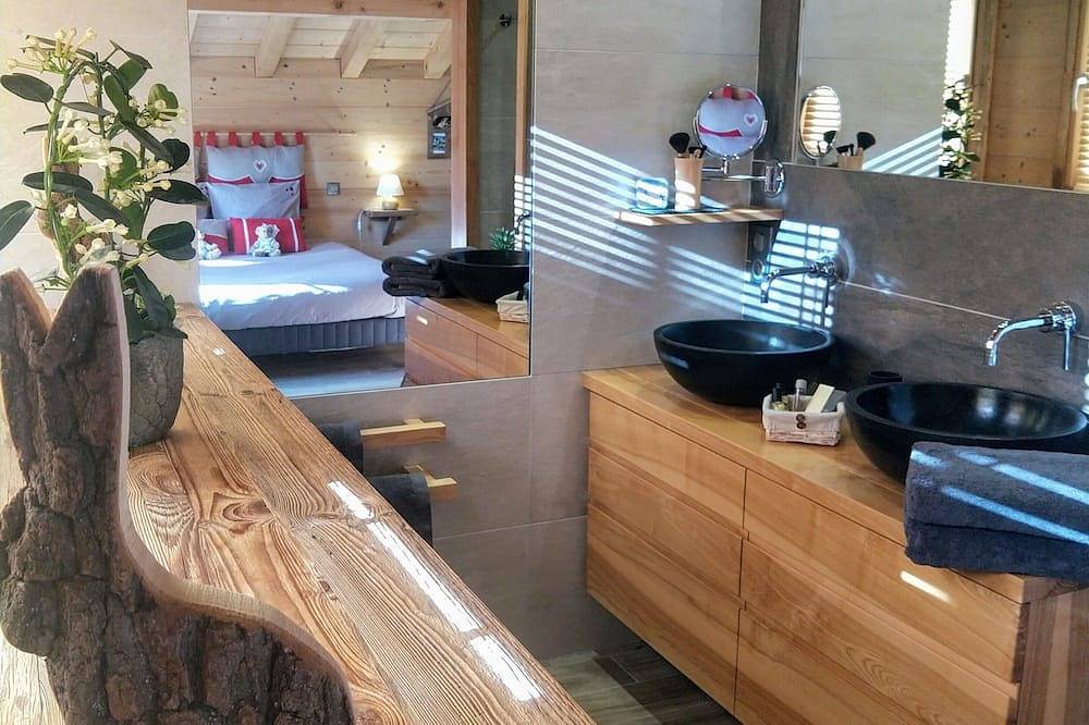 Chalet des 3 Marmottes 187m2, 8prs, tastefully decorated, outdoor sauna  in Xonrupt-Longemer, Regionaler Naturpark Belchen der Vogesen