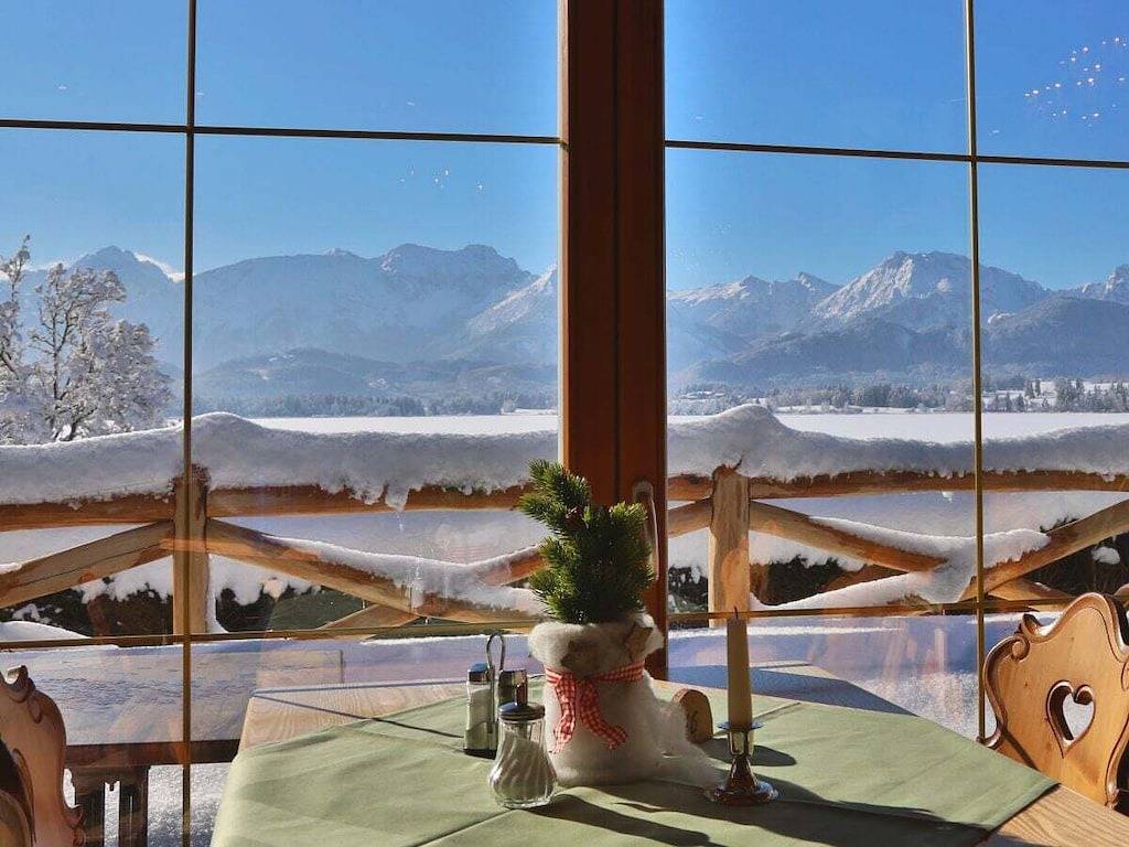 Im Seehotel Hartung in Hopfen am See, Bayerisch Schwaben