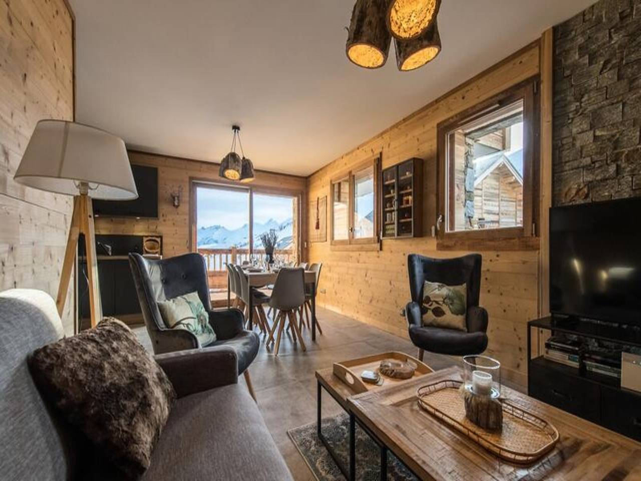 Ganze Wohnung, Apartment in Les Sybelles mit direktem Zugang zu den Skipisten in La Toussuire, Fontcouverte-la-Toussuire