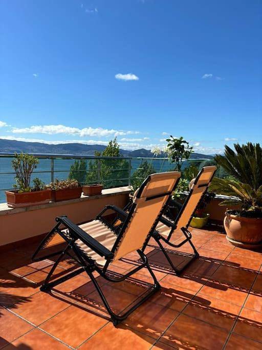 Apartamento de férias para 3 pessoas, com vista e terraço em Portonovo