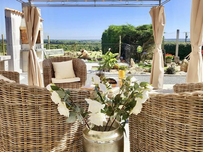 Maison de vacances pour 8 personnes, avec Terrasse et Jardin à Brem-sur-Mer