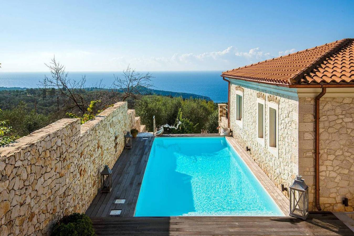 Ferienhaus für 6 Personen mit Terrasse in Vlachopoulatika, Paxos