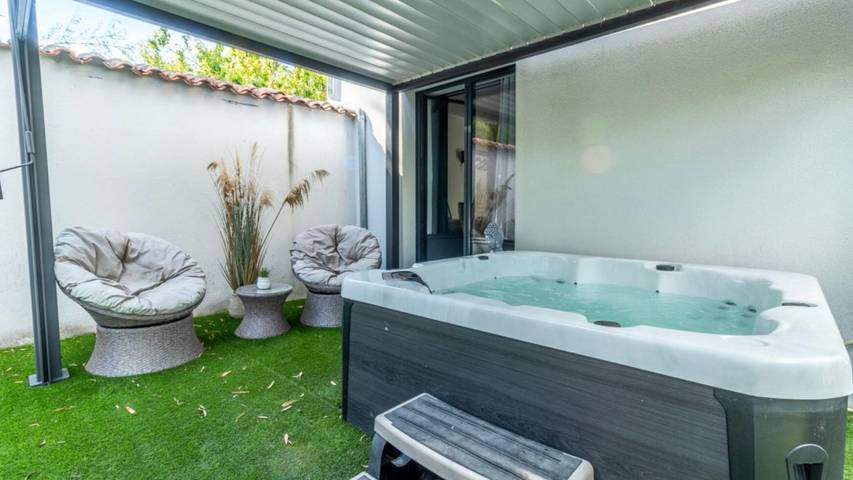 Chambre d’hôte pour 2 personnes, avec jardin et jacuzzi