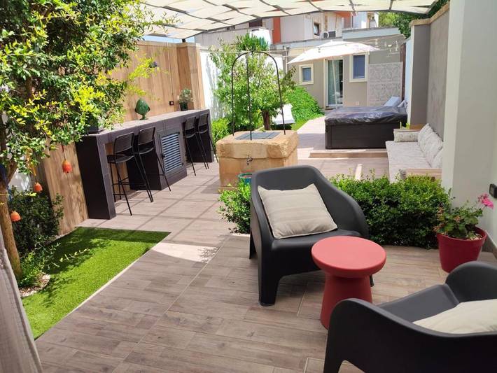 Casa vacanza per 6 persone, con Terrazza e Giardino nonché Panorama a San Cesario di Lecce