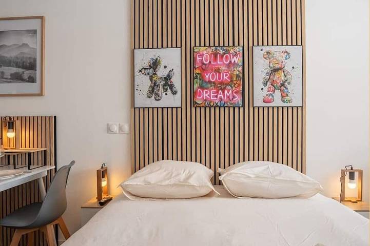 Gîte pour 2 personnes, avec balcon à Viuz-en-Sallaz - 4