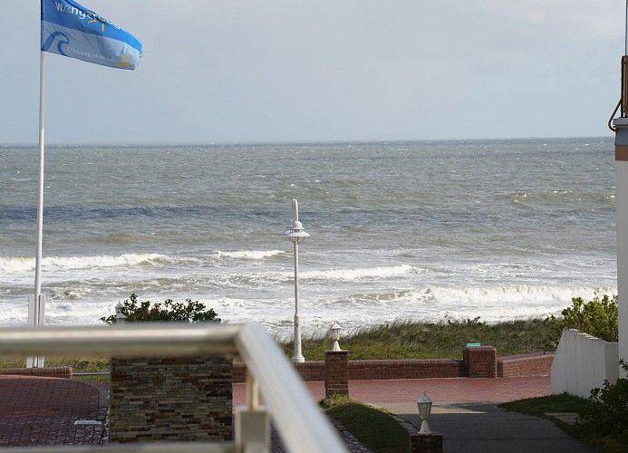 Ganze Wohnung, Seepferdchen - kleine Ferienwohnung mit Meerblick-Balkon in Wangerooge