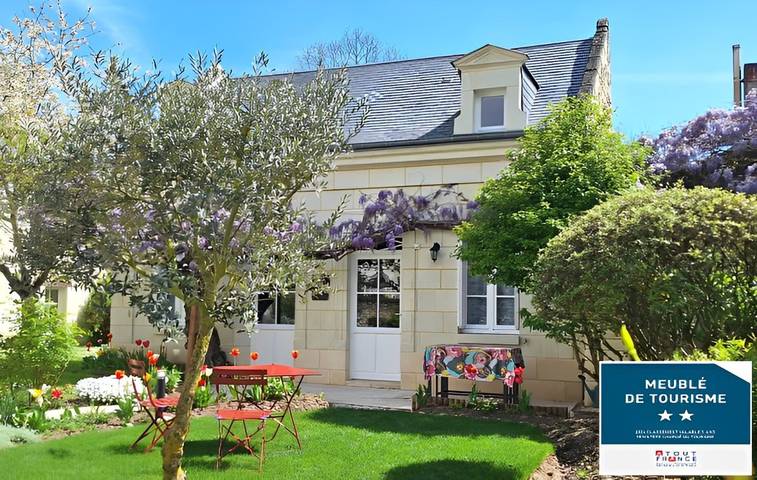 Gîte pour 3 personnes, avec terrasse et jardin