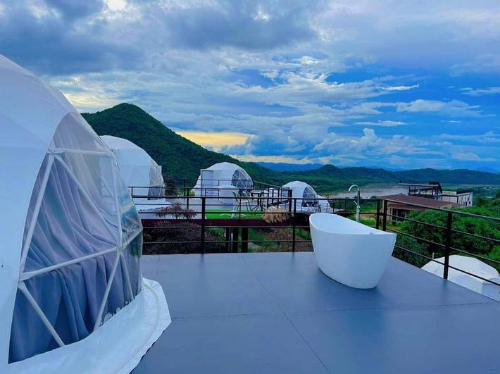 Camping für 2 Personen, mit Garten und Balkon sowie Whirlpool in Thailand