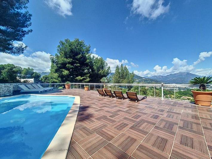 Maison de vacances pour 10 personnes, avec Terrasse ainsi que Jardin et Piscine