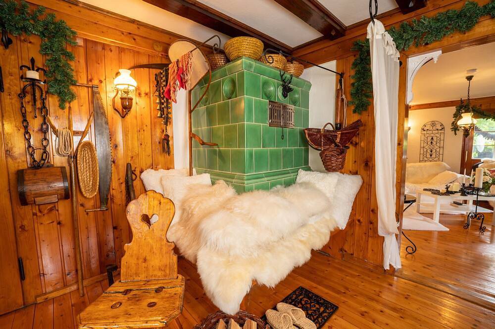 Schwarzwaldhaus Wolftal – Historisches Jagdanwesen, Park und Wildbach im Schwarzwald in Bad Rippoldsau-Schapbach, Mittlerer Schwarzwald