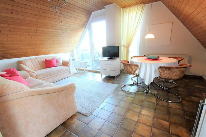 Ferienwohnung für 2 Personen, mit Balkon/Terrasse und Balkon auf Langeoog