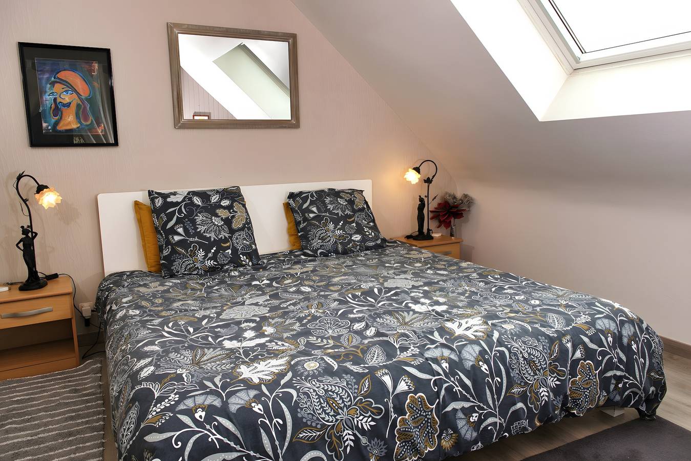 Gästezimmer „La Chambre – Gartenblick“ mit Gemeinschaftsterrasse, Garten und Wlan in Santec, Ceinture Dorée