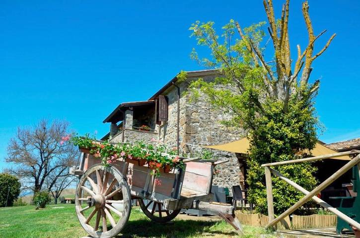 Rustico per 2 persone, con Giardino e Piscina nonché Panorama a Orvieto