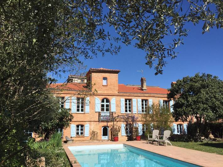 Chambre d’hôte pour 3 personnes, avec piscine et jardin