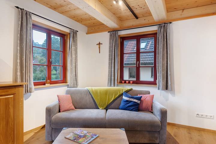 Maison de vacances 'Kornspeicher Untere Mühle' avec terrasse privée et Wi-Fi in Burgberg (Königsfeld), Königsfeld im Schwarzwald