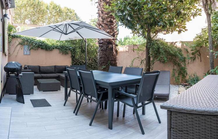 Appartement de vacances pour 4 personnes, avec jardin