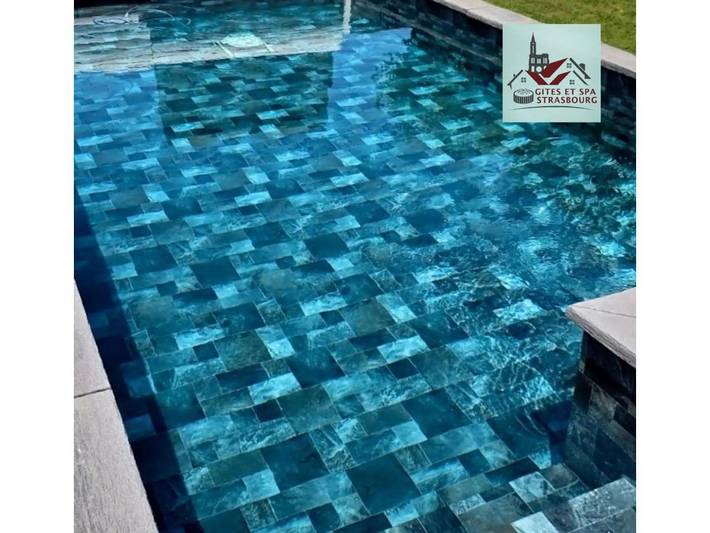 Location de vacances pour 8 personnes, avec jacuzzi ainsi que jardin et piscine à Furdenheim