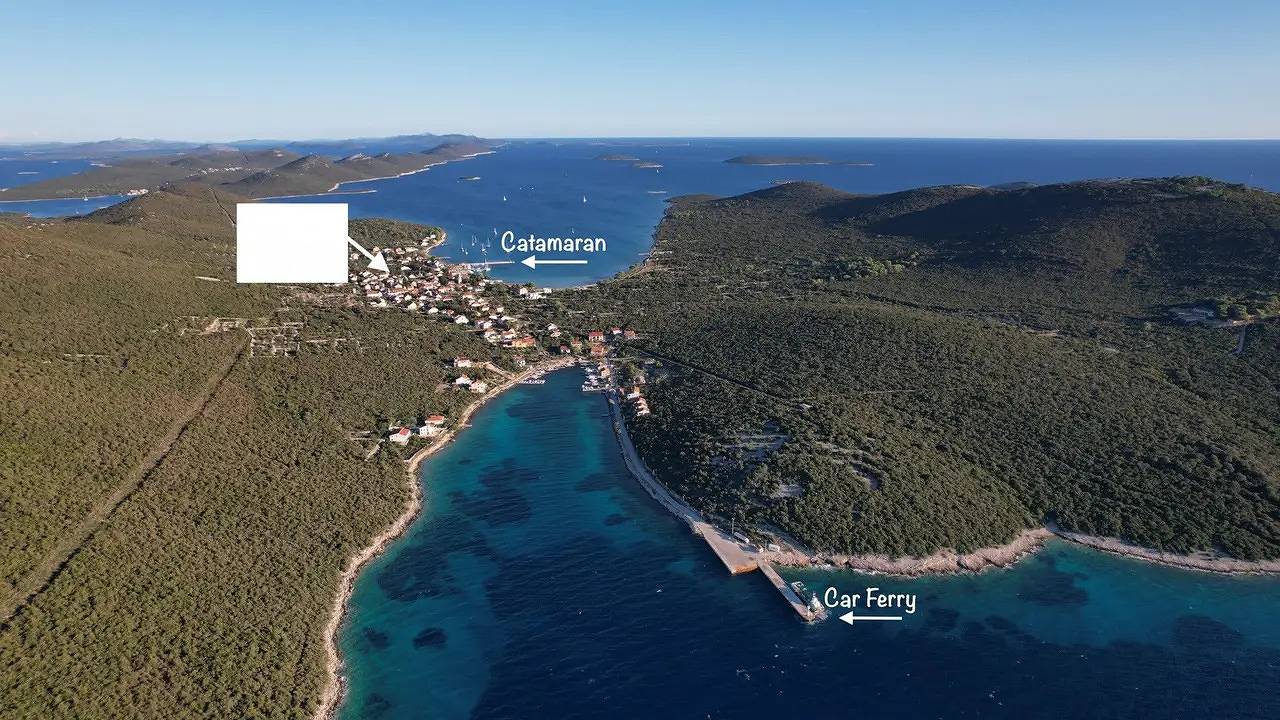 Ganzes Studio, Studio für 2 Personen (23 m²) in Ist in Zadar (Kommun), Otok Ist