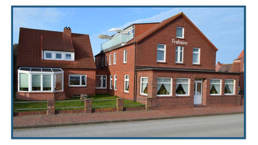 Pension für 3 Personen, mit Garten und Seeblick sowie Ausblick am Wattenmeer