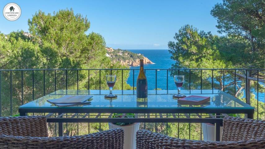 Ferienwohnung für 4 Personen, mit Garten und Pool sowie Terrasse und Meerblick in Palafrugell - 2
